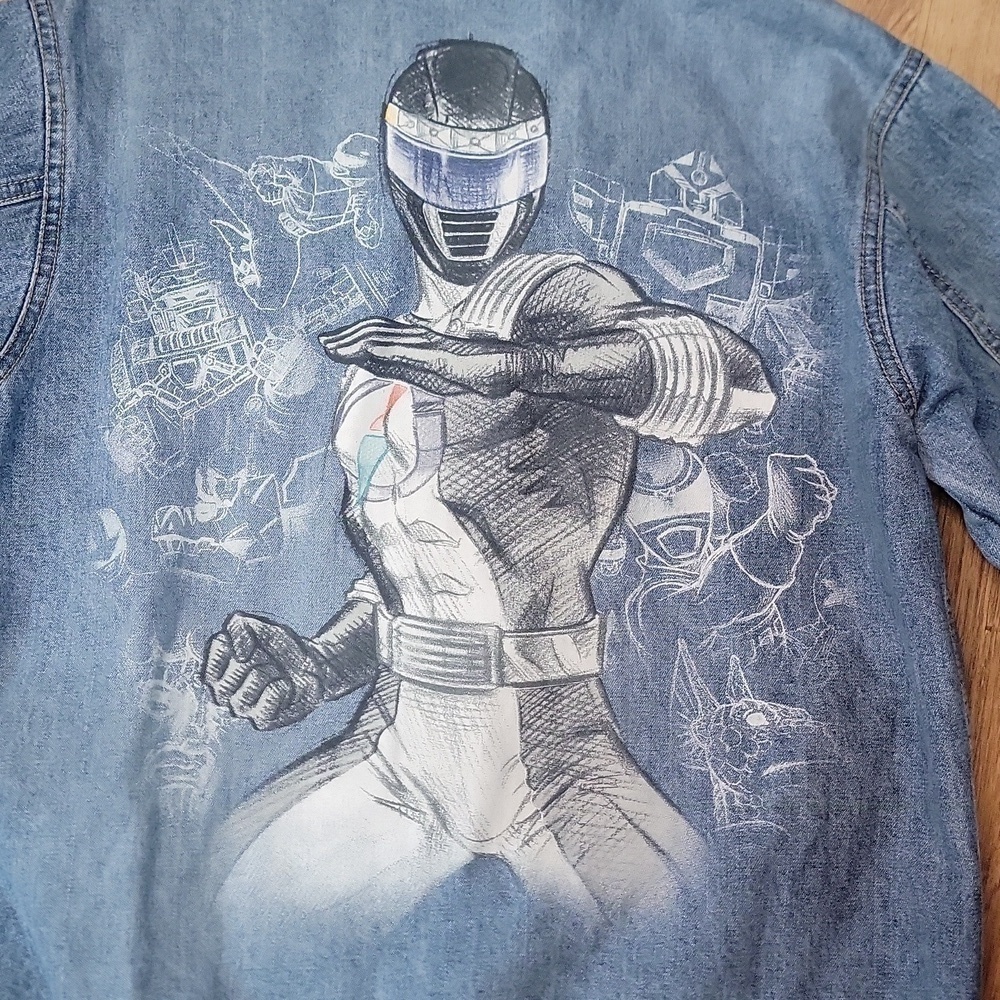 Disney Power Ranger Denim Jacket - Picture 4 of 8